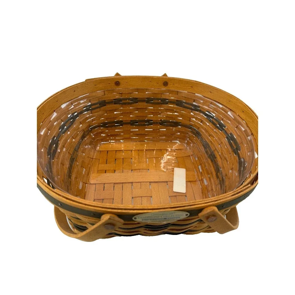 1996 Longaberger Vintage Community Basket w/Protector 14.75